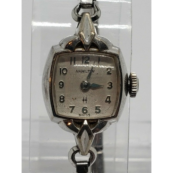 Vintage Women\'s Hamilton 10k Bezel Watch main image 4